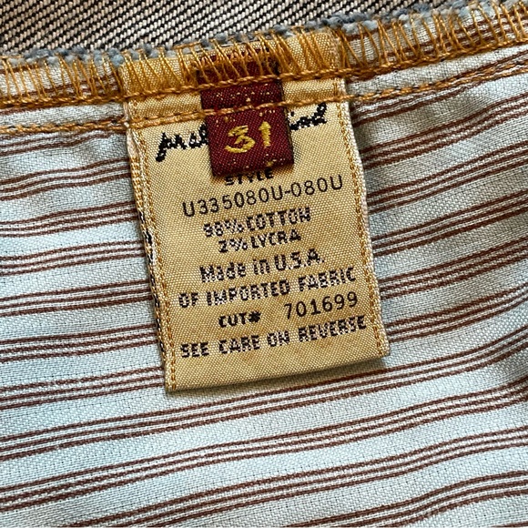 7 For All Man Kind Denim Skirt With Pleated Back - Picture 10 of 16